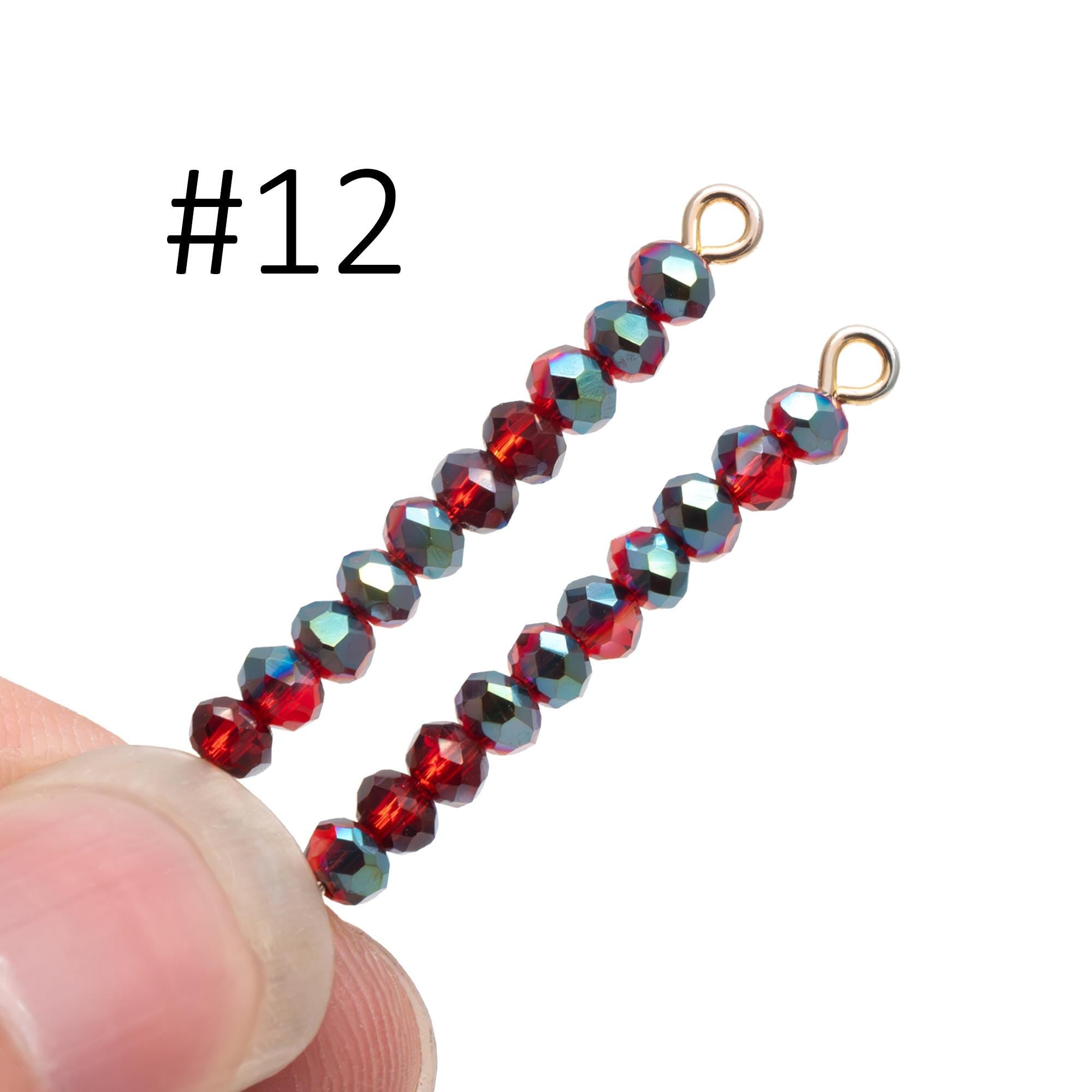 Crystal Glass Rondelle Faceted Tiny beads 2x3mm (#BZ03) (strand of 120 beads)