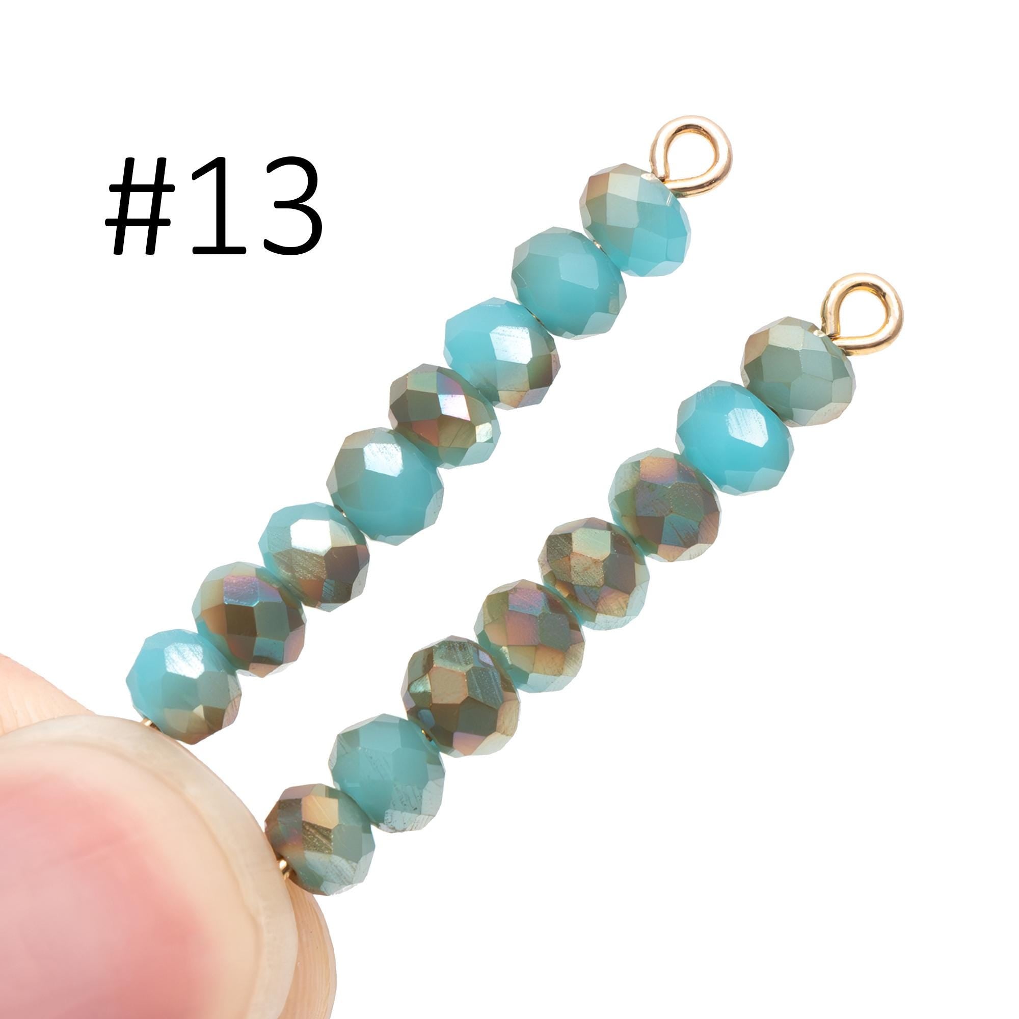 Crystal Rondelle 3x4mm, Glass Faceted Beads, 120 beads (BZ04)