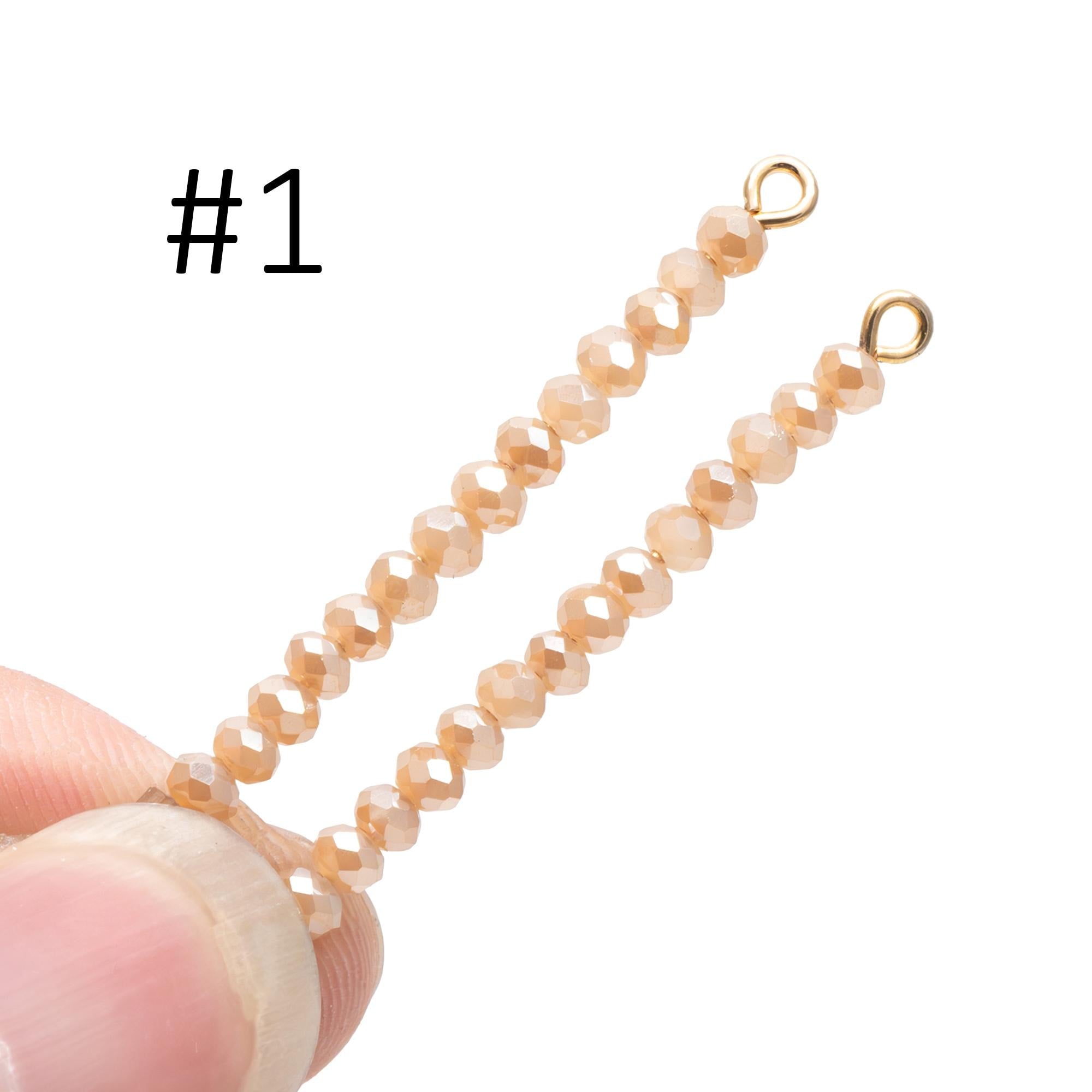 Crystal Glass Rondelle Faceted beads 3mm, You Choose Colors (#BZ99) (A set of 140 beads)