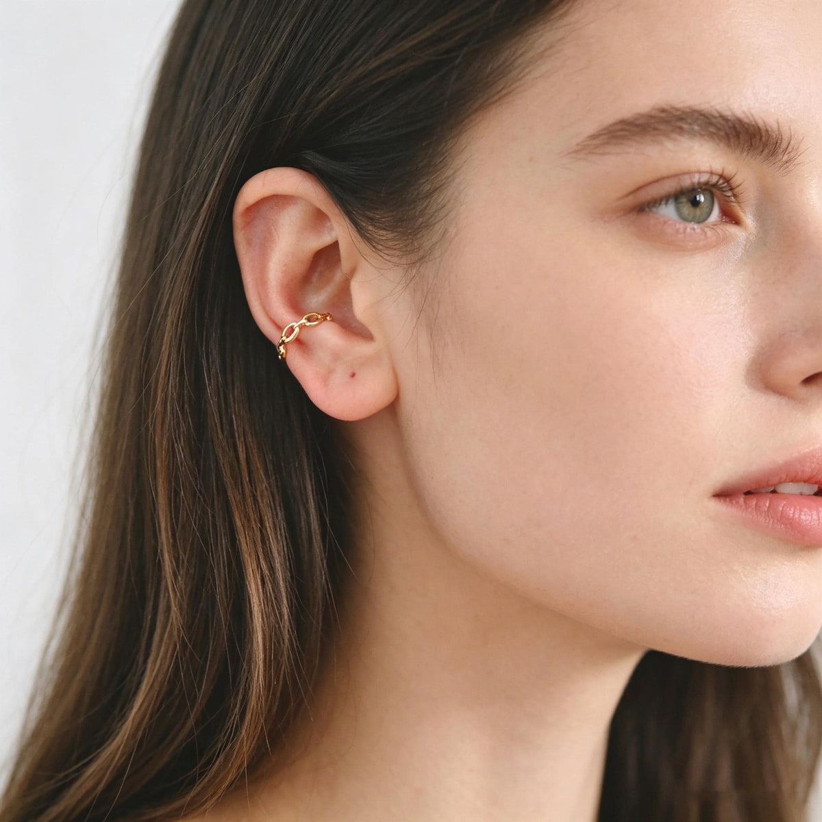 10pcs Gold Ear Cuff, Cartilage, Fake Piercing, Cartilage Ear Cuff, Ear Wrap, Earcuff (GB-2826)