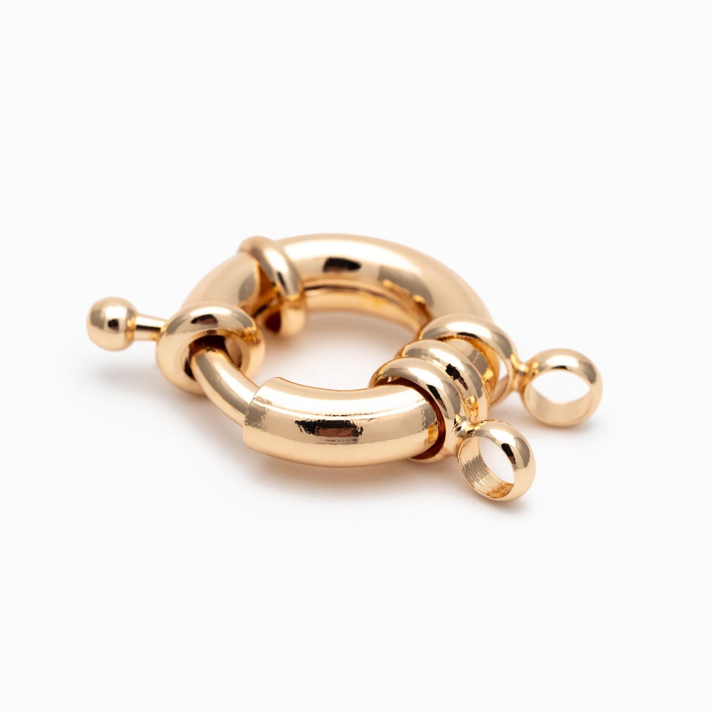 4pcs Gold/ Silver Sailor Clasp,Round Clasp,Sailor Clasp for DIY Jewelry Making Supply (GB-4777)