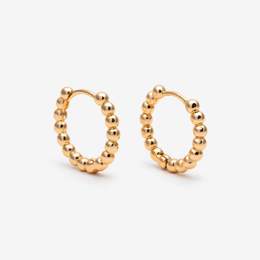 10pcs Gold/ Silver Hoop Earrings, 20mm, Gold Huggie Earrings, Gold Hoops, Huggies (GB-1948)