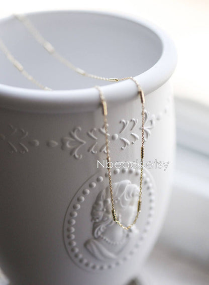 Gold/ Silver plated Brass Chains, Real Gold Designer Chain, 1.5mm Thin Decorative Chains (#LK-127)/ 1 meters=3.3 feet