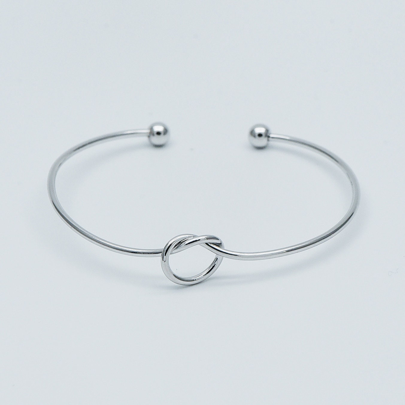 4pcs Adjustable Bangle Bracelets, Gold/ Silver/ Rose Gold, Brass Expandable Charm Bangle Wire, Color Not Easily Tarnish (#GB-397)