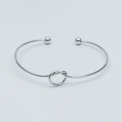 4pcs Adjustable Bangle Bracelets, Gold/ Silver/ Rose Gold, Brass Expandable Charm Bangle Wire, Color Not Easily Tarnish (#GB-397)