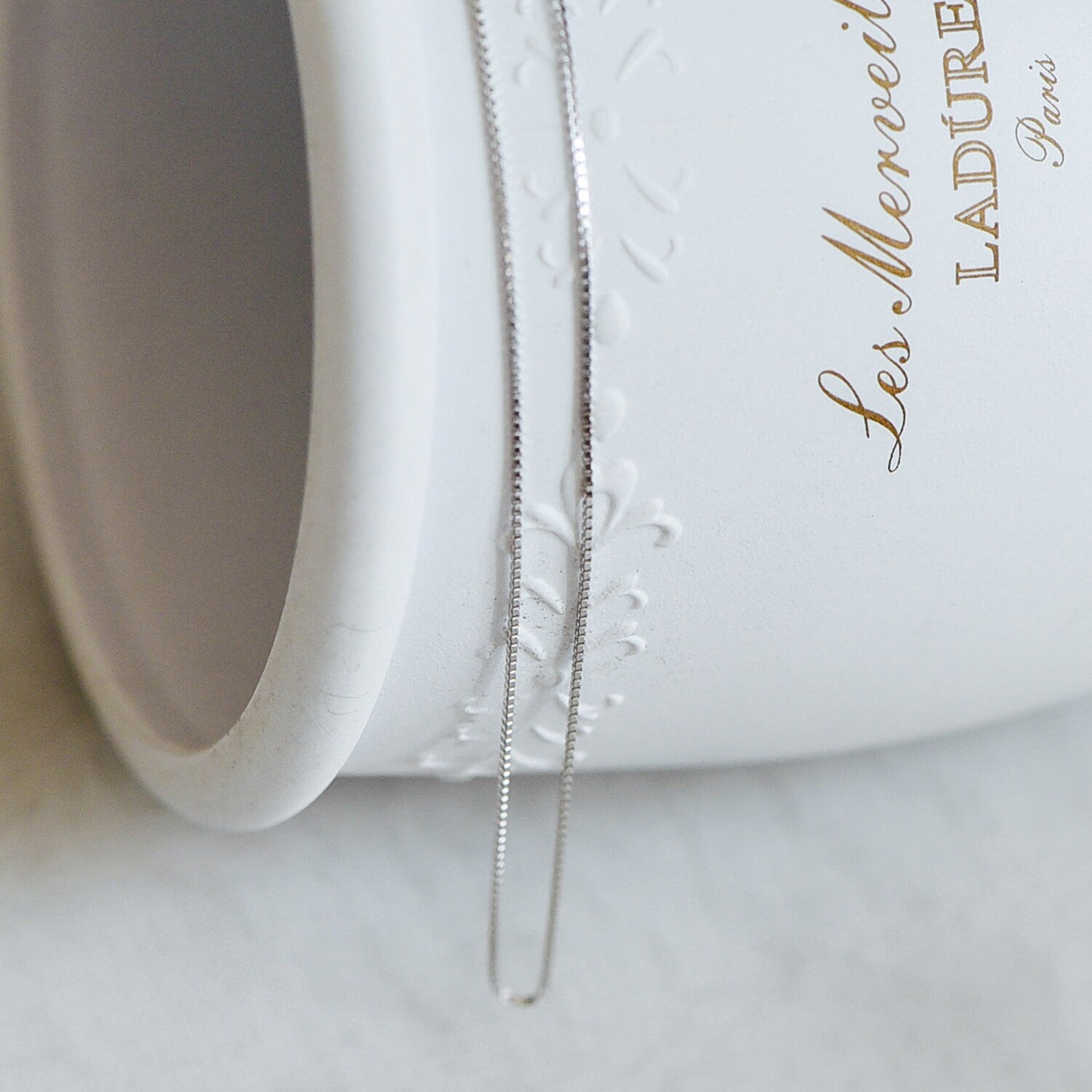 Sterling Silver .925 Finished Necklace Chains for Women, Rhodium plated 18 Inch Box Chains, 0.6mm=22 gauge, Ready to Wear (CY-012)