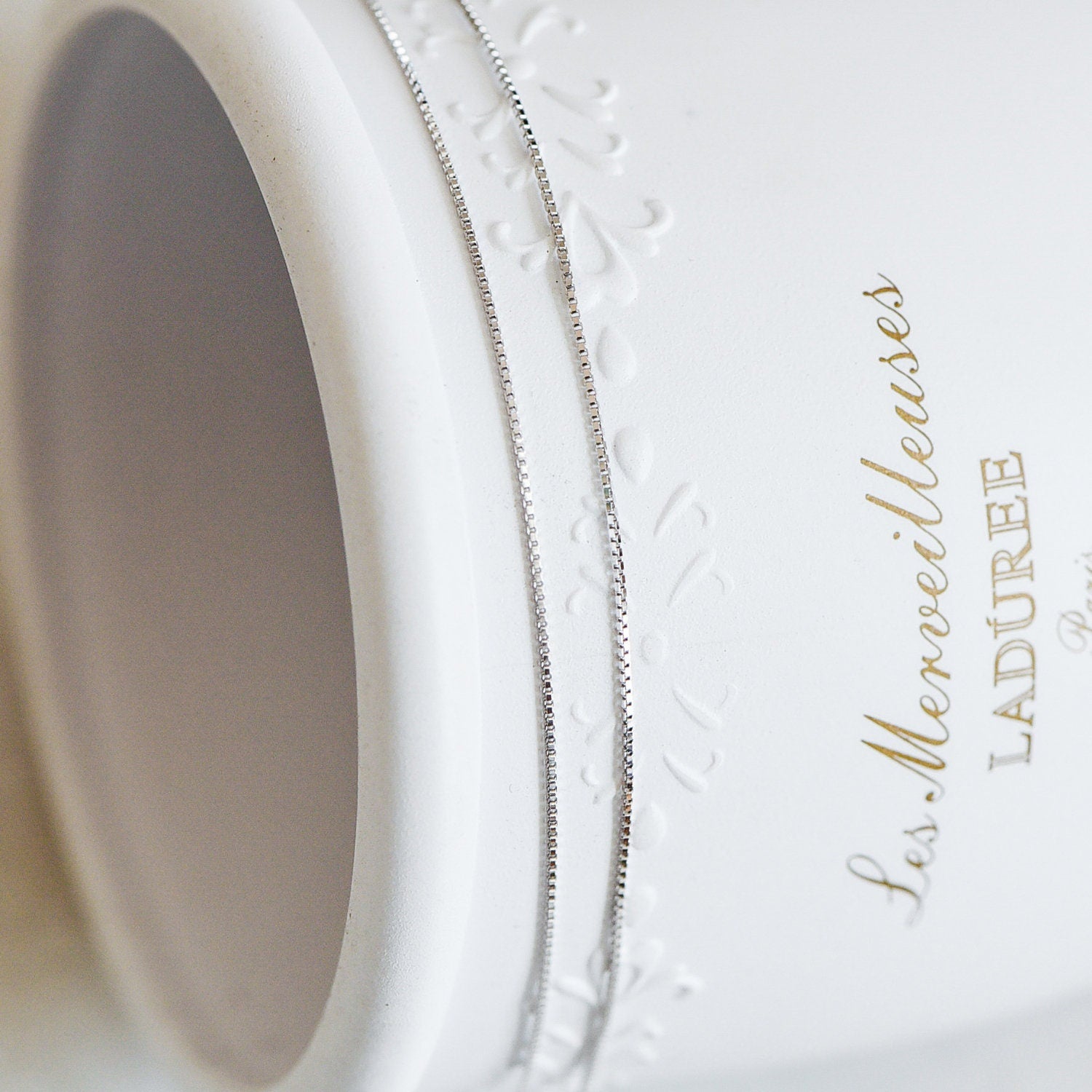 Sterling Silver .925 Finished Necklace Chains for Women, Rhodium plated 18 Inch Box Chains, 0.6mm=22 gauge, Ready to Wear (CY-012)