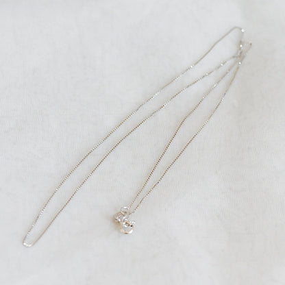 Sterling Silver .925 Finished Necklace Chains for Women, Rhodium plated 18 Inch Box Chains, 0.6mm=22 gauge, Ready to Wear (CY-012)