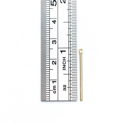 100pcs Raw Brass Bar Charms, Long Tube Pendants, 15x1.2mm/ 25x1mm (RB-131)