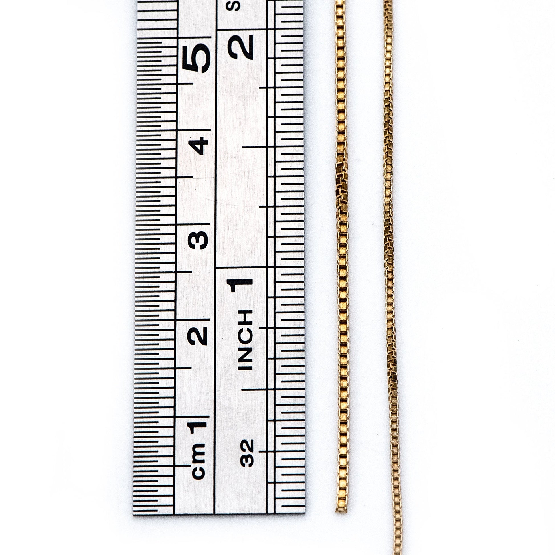 Raw Brass Box Chains Wholesale, 0.7/ 0.9/ 1.1m Thin (#LK-259-RB)/ 1 Meter=3.3 ft