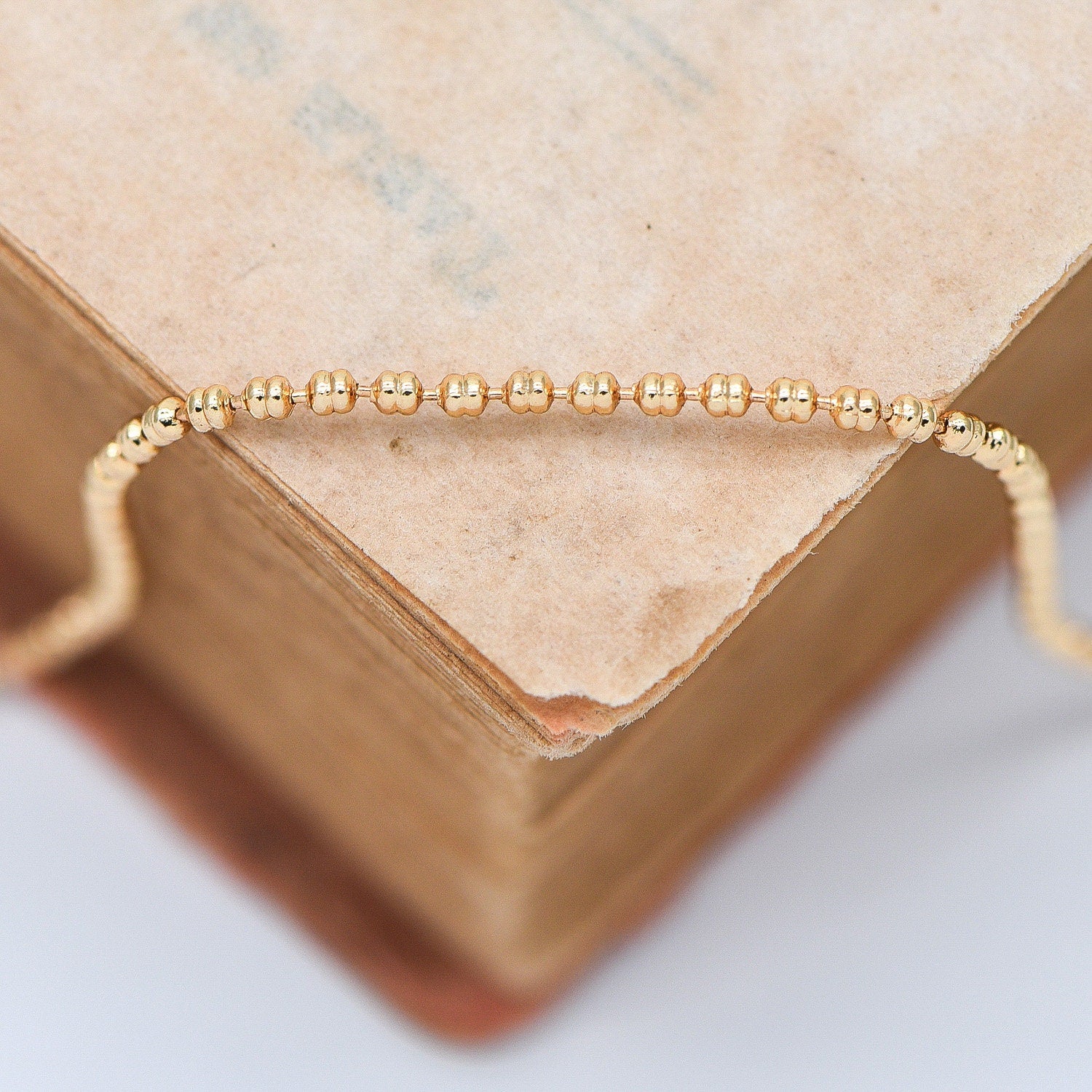 Gold/ Silver tone Ball Chains 1.5mm, Gold/ Rhodium plated Brass, DIY Necklace Chain Wholesale (#LK-229)/ 1 Meter=3.3 ft