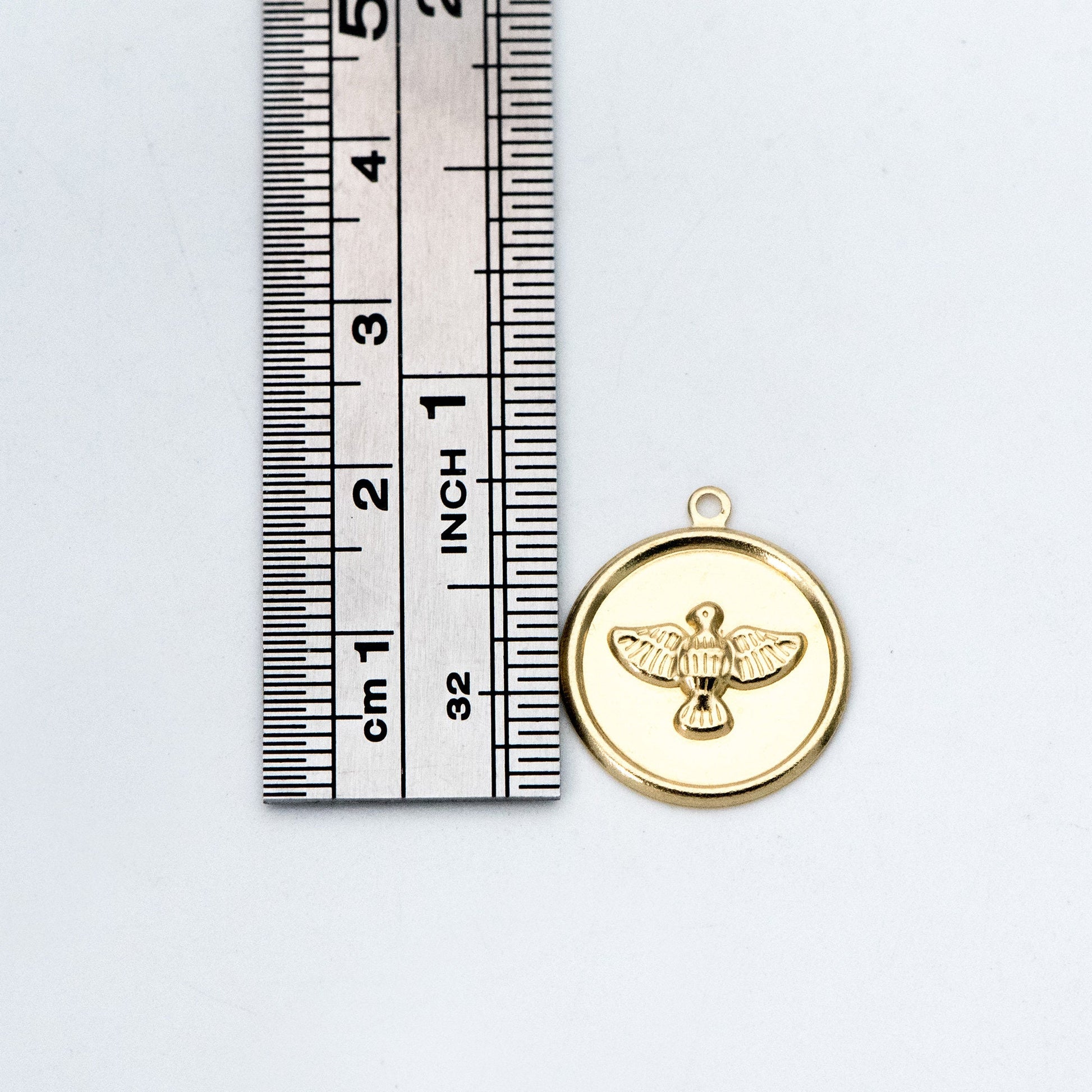 20pcs Raw Brass Bird Charms 19x17mm, Bird Earring Pendants, Brass Findings Wholesale (RB-143)