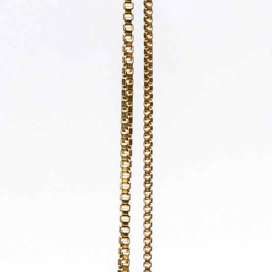 Raw Brass Box Chains Wholesale, 0.7/ 0.9/ 1.1m Thin (#LK-259-RB)/ 1 Meter=3.3 ft