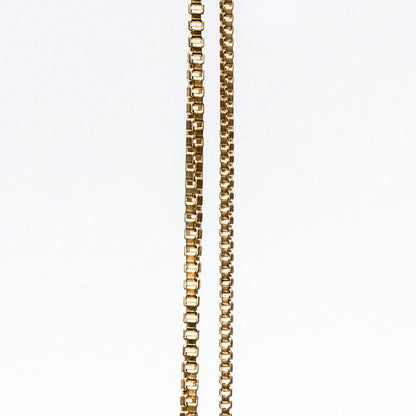 Raw Brass Box Chains Wholesale, 0.7/ 0.9/ 1.1m Thin (#LK-259-RB)/ 1 Meter=3.3 ft