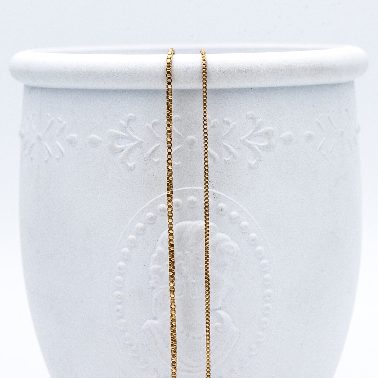 Raw Brass Box Chains Wholesale, 0.7/ 0.9/ 1.1m Thin (#LK-259-RB)/ 1 Meter=3.3 ft