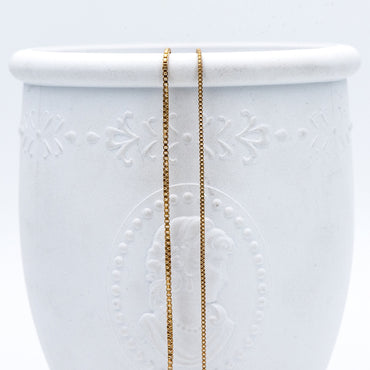 Raw Brass Box Chains Wholesale, 0.7/ 0.9/ 1.1m Thin (#LK-259-RB)/ 1 Meter=3.3 ft