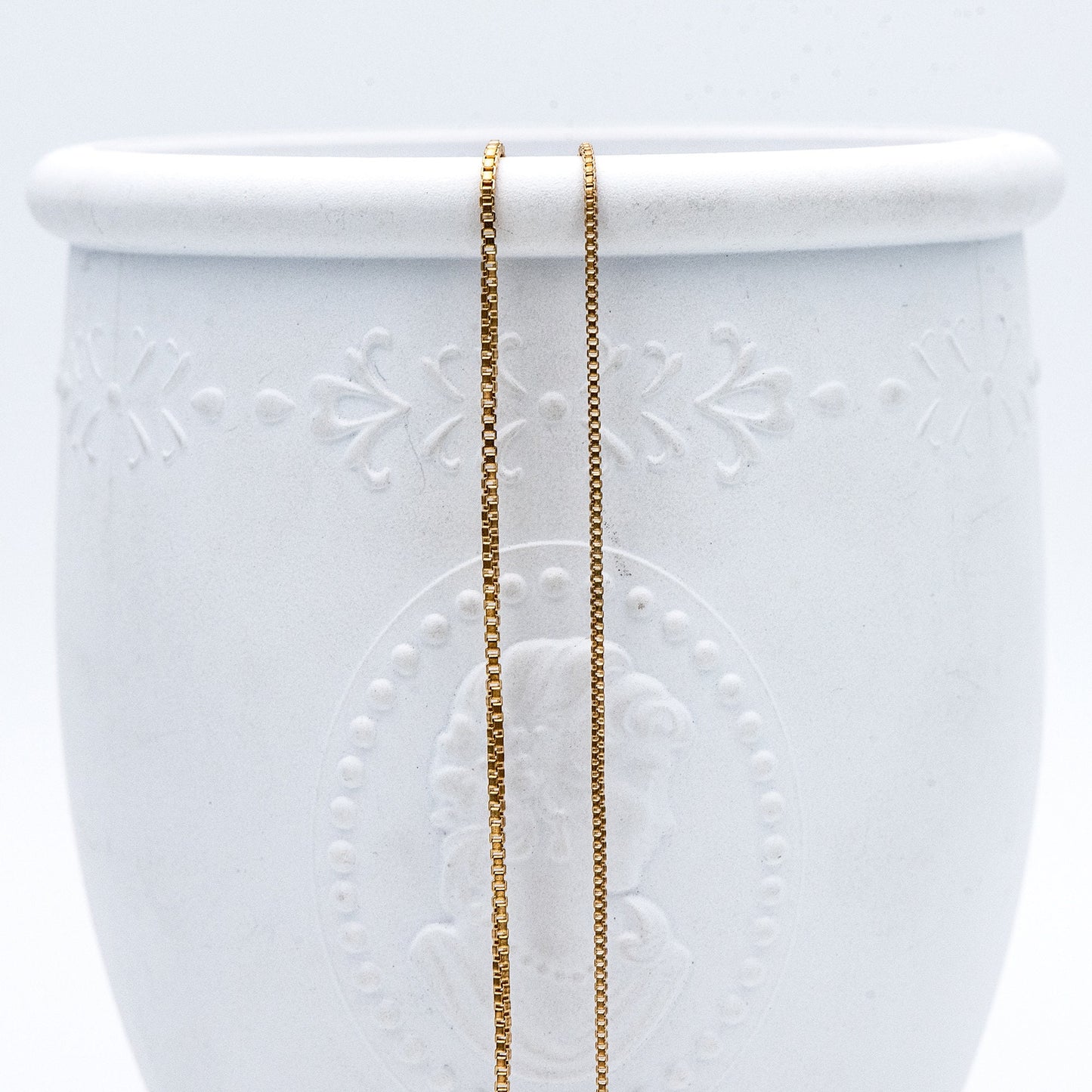 Raw Brass Box Chains Wholesale, 0.7/ 0.9/ 1.1m Thin (#LK-259-RB)/ 1 Meter=3.3 ft