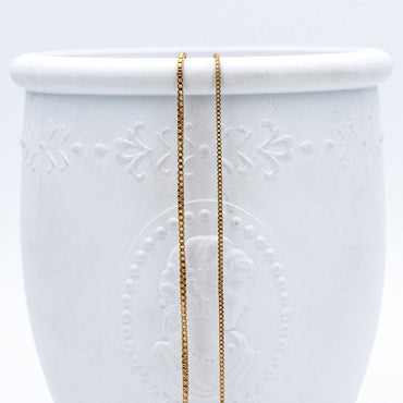 Raw Brass Box Chains Wholesale, 0.7/ 0.9/ 1.1m Thin (#LK-259-RB)/ 1 Meter=3.3 ft