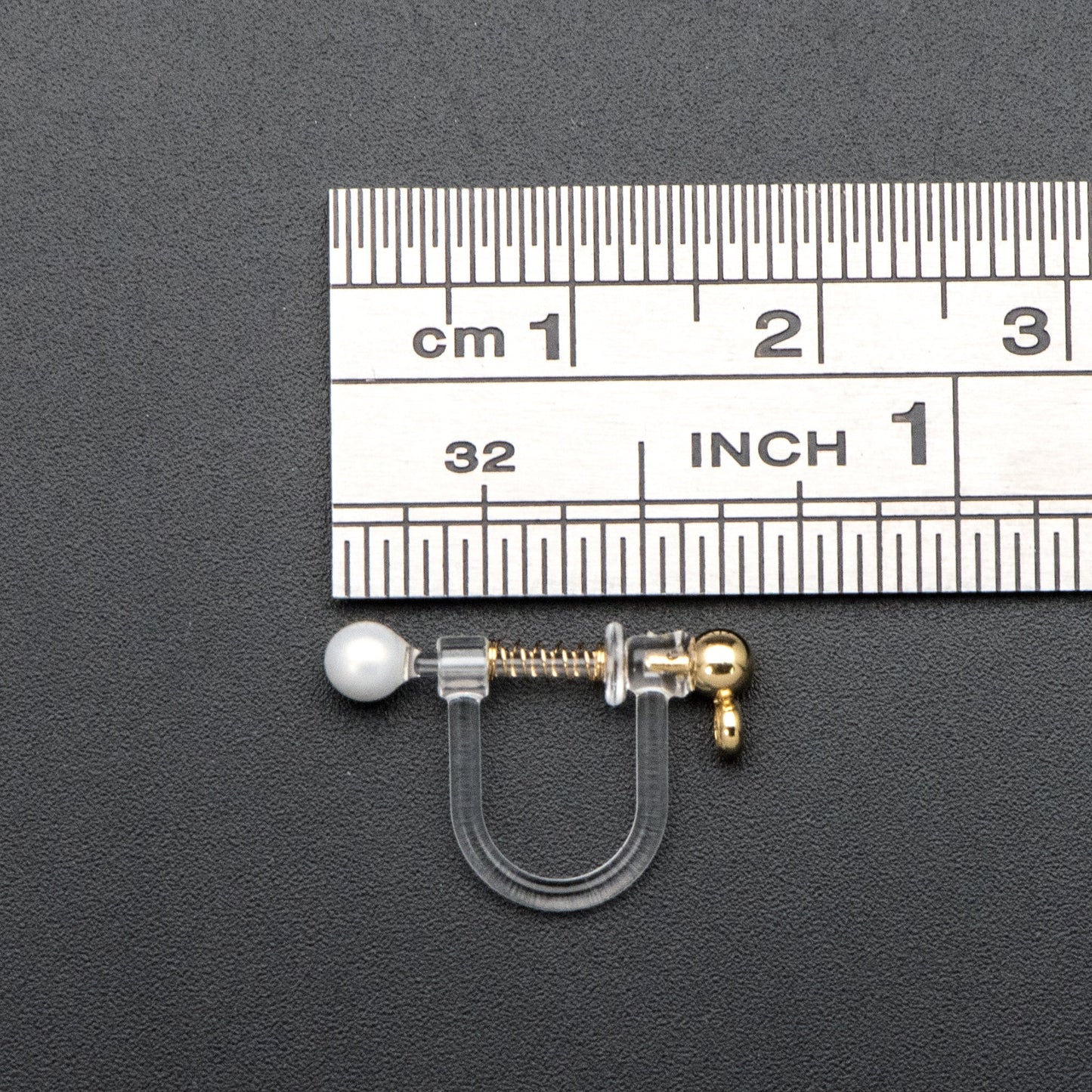 10pcs Resin Clip On Earring Findings,Gold/ Silver tone Non Pierced Earrings (GB-507)