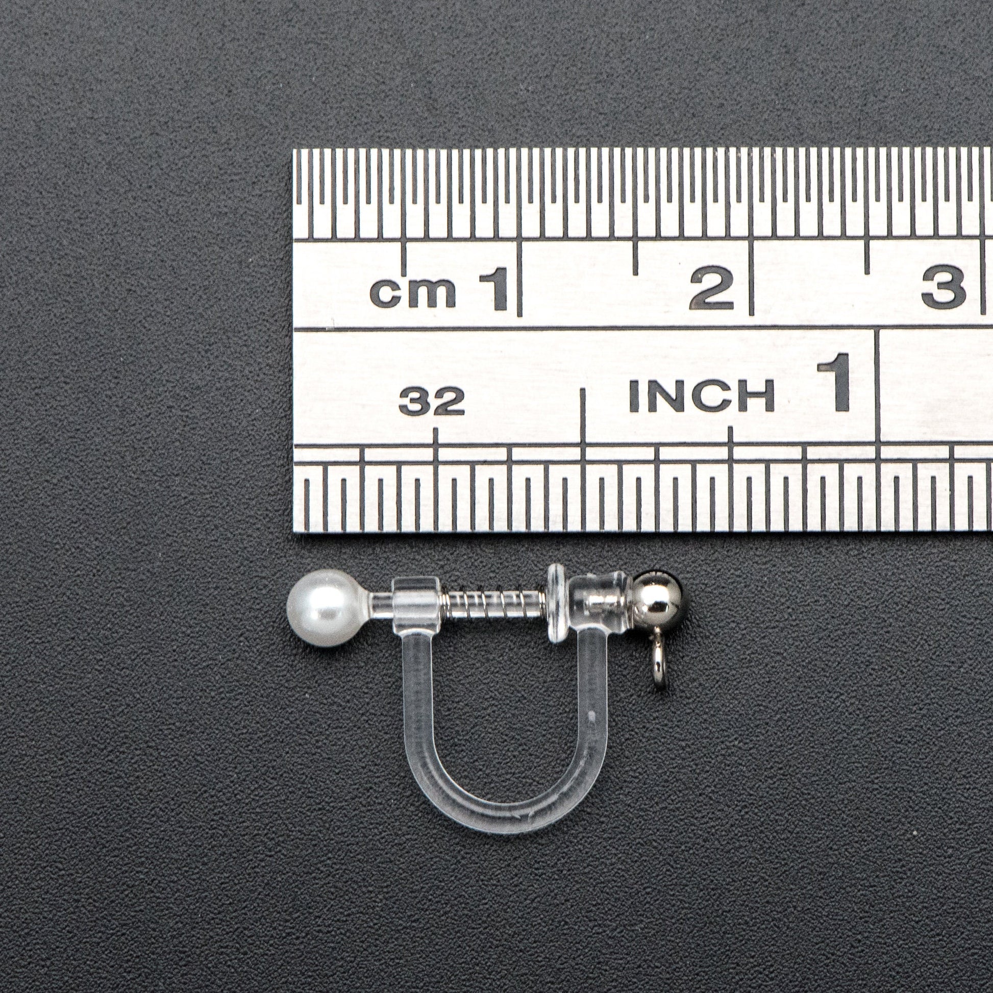 10pcs Resin Clip On Earring Findings,Gold/ Silver tone Non Pierced Earrings (GB-507)