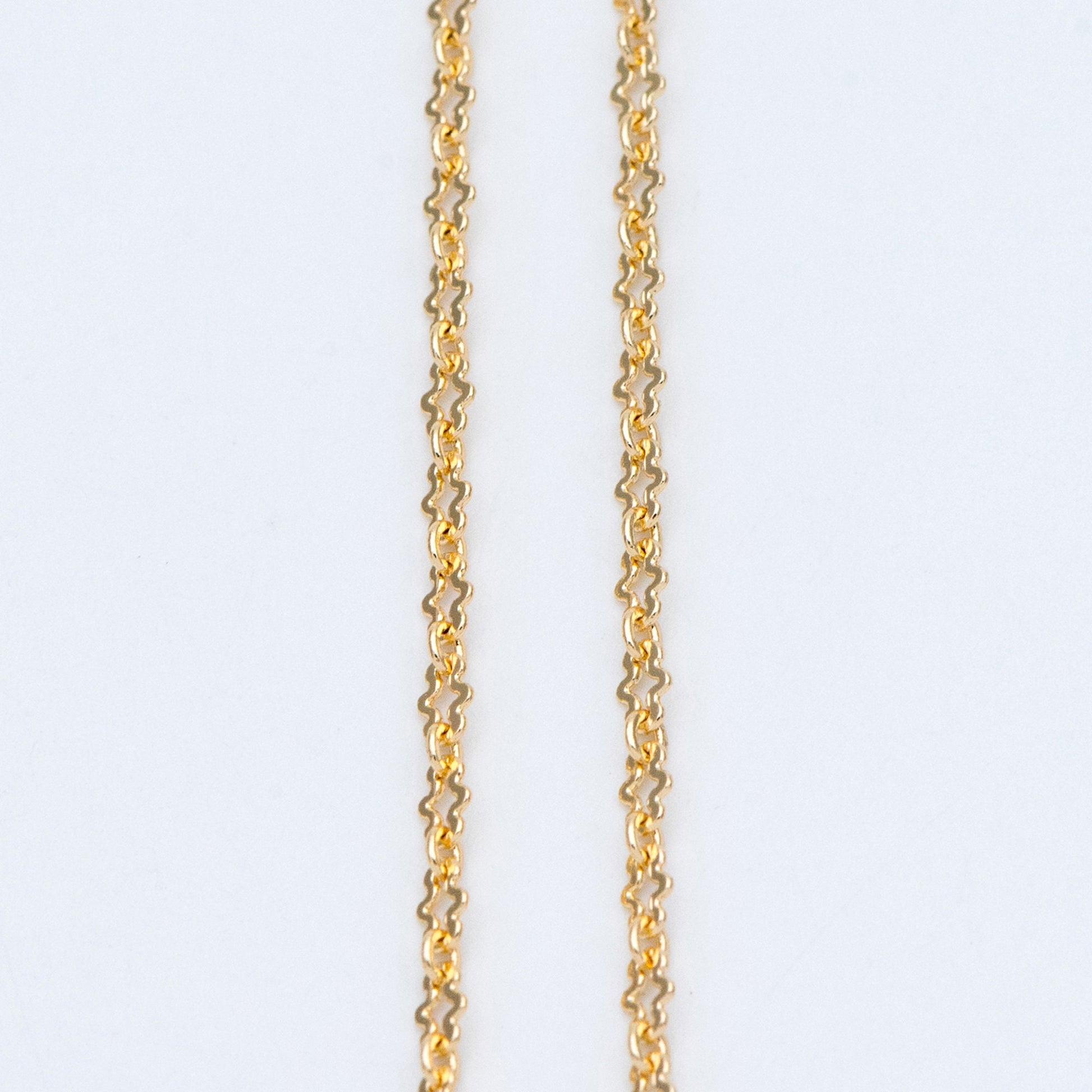 Gold plated Brass Link Chains 2.5mm, Craft DIY Components Wholesale (#LK-276)/ 1 Meter=3.3 ft