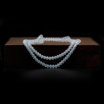 Crystal Glass Rondelle Faceted beads 2x3mm Opal -BZ03-03/ 125pcs