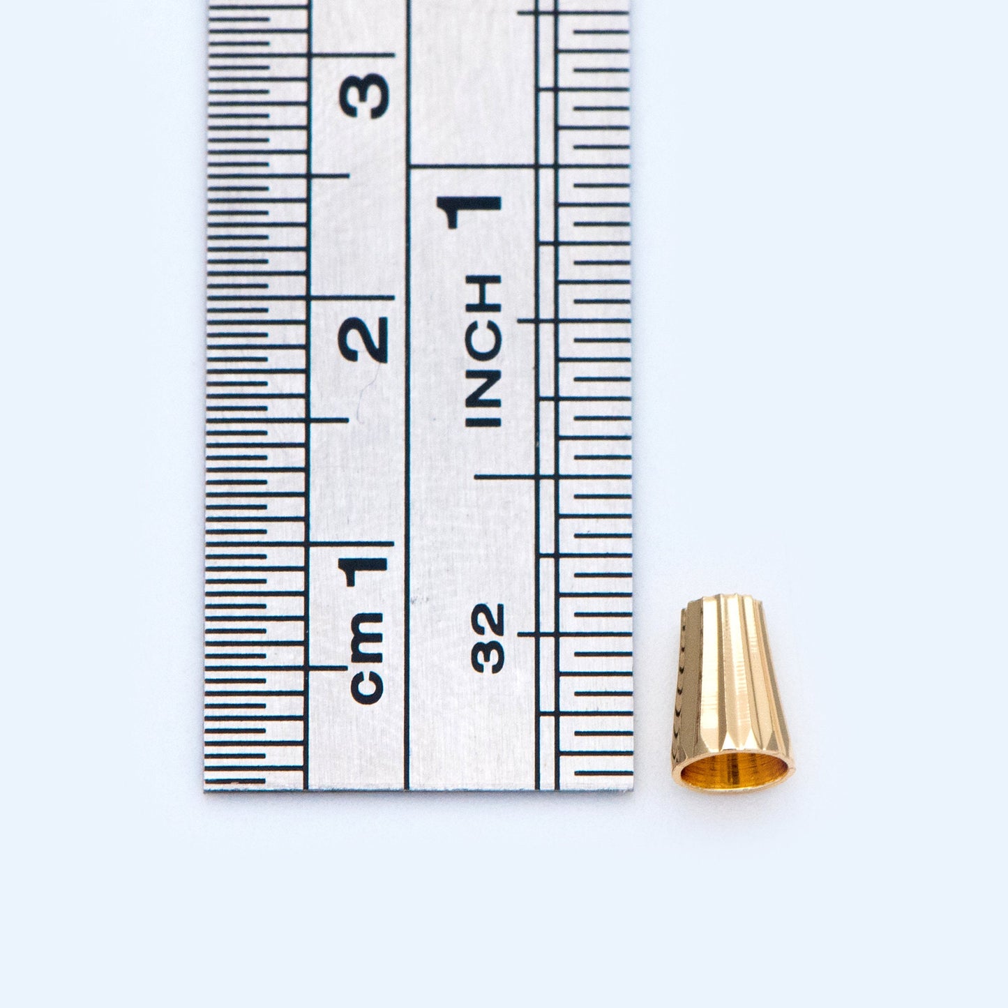 20pcs Gold Bead Caps 7x5mm, Gold plated Brass Spacer Beads, Lead Nickel Free (GB-1077)