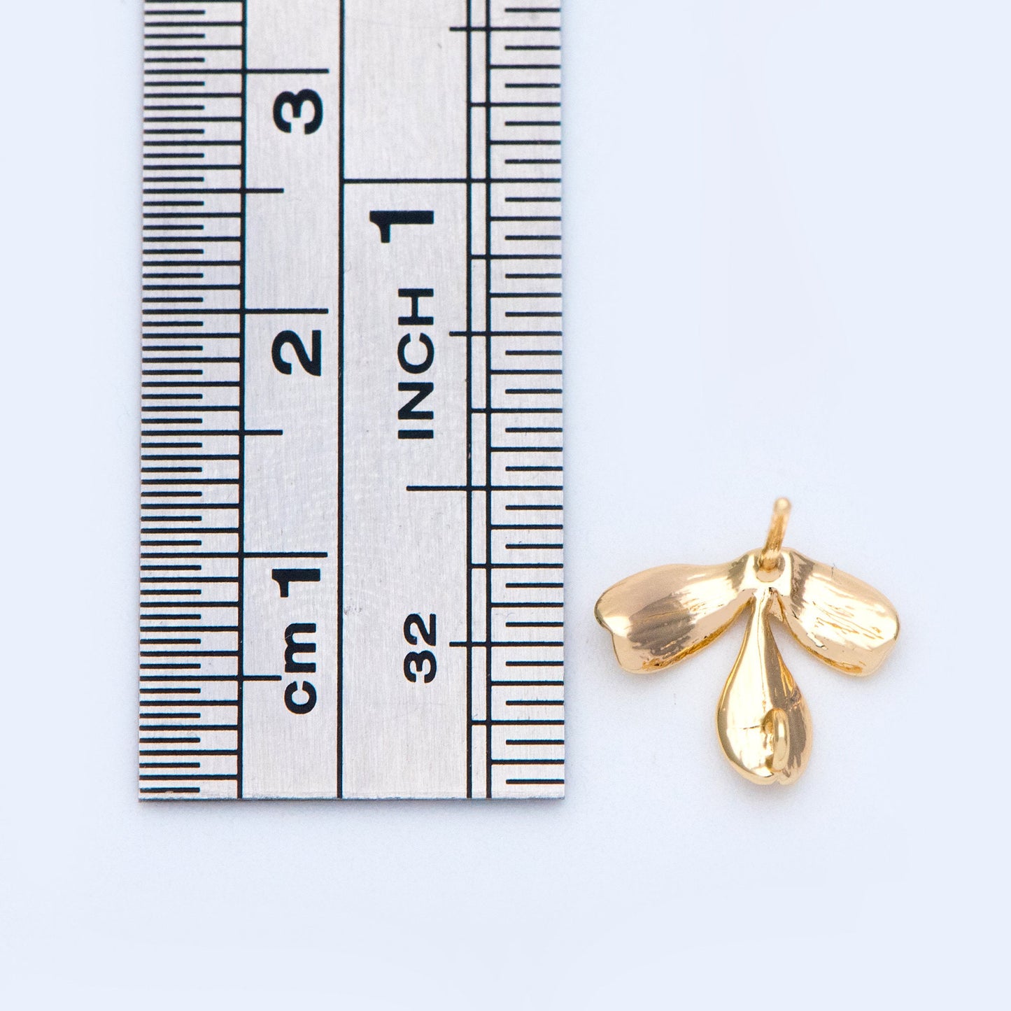 10pcs Gold/ Silver Tone Leaf Earring with Loop, Gold Plated Brass Stud Earrings, DIY Ear Findings (GB-1086)