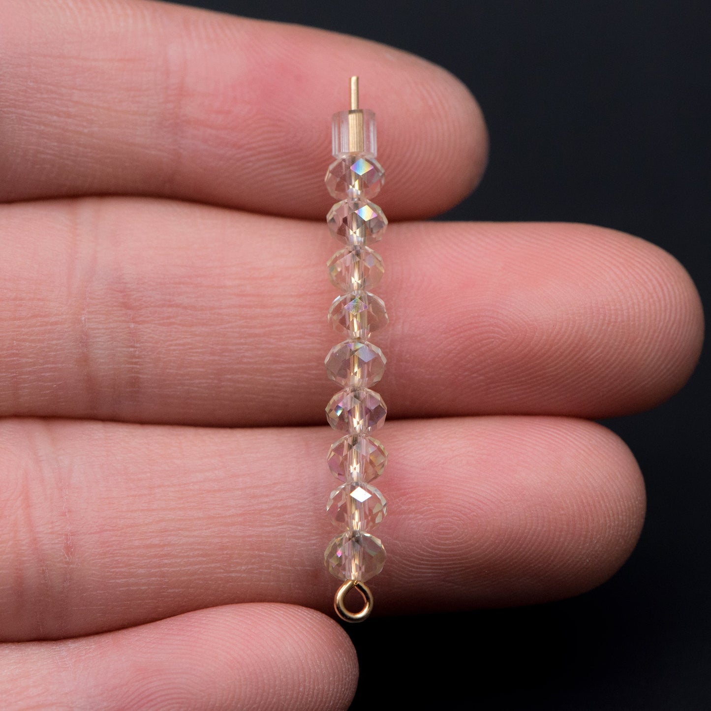 Crystal Glass Rondelle Faceted beads 3x4mm Spring Green -(BZ04-111)/ 145pcs