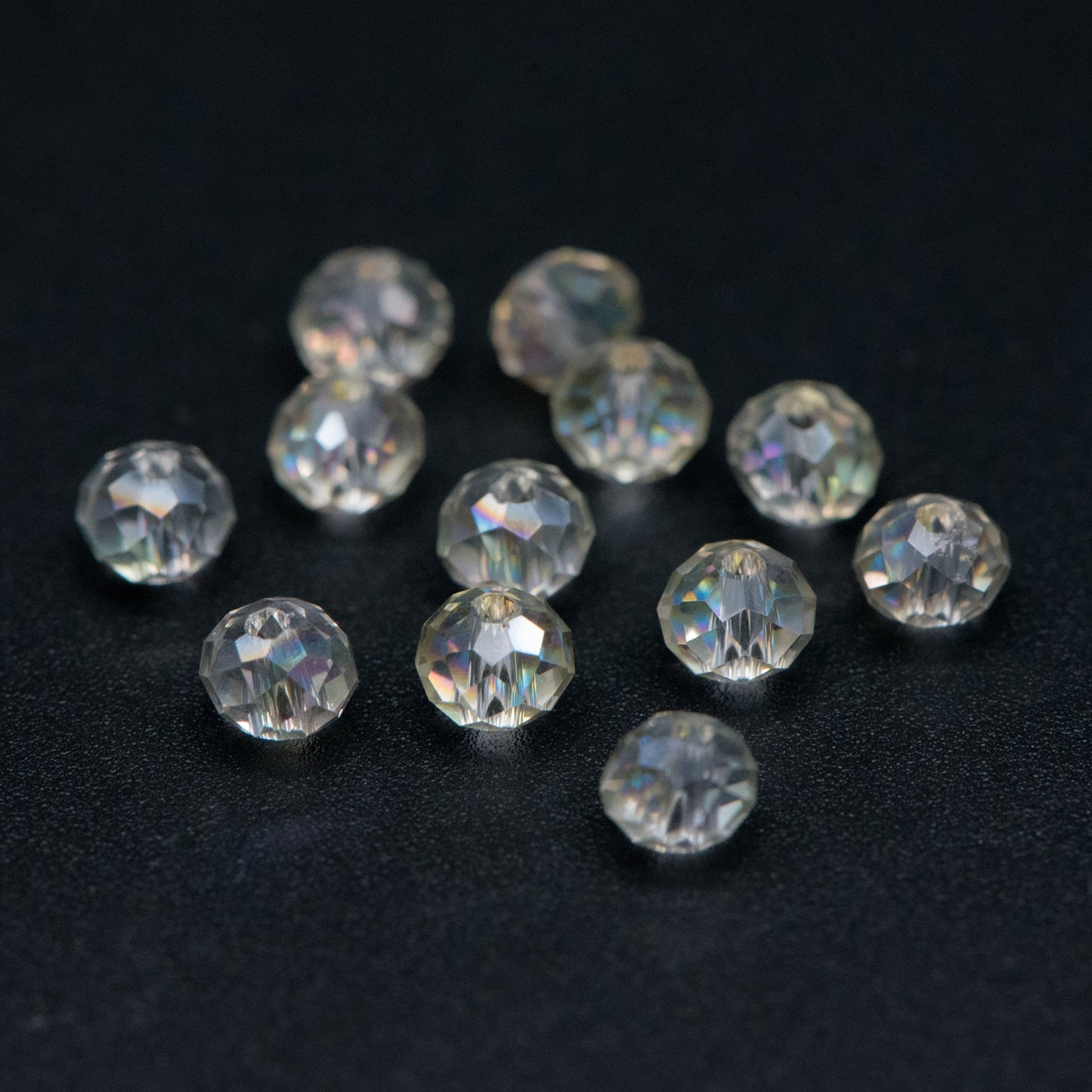 Crystal Glass Rondelle Faceted beads 3x4mm Spring Green -(BZ04-111)/ 145pcs