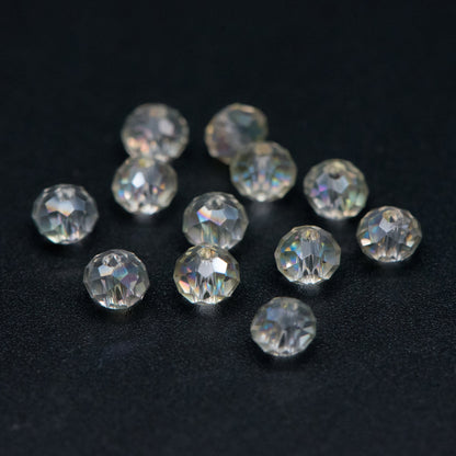 Crystal Glass Rondelle Faceted beads 3x4mm Spring Green -(BZ04-111)/ 145pcs