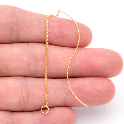 10pcs Gold Ear Threader Earrings,Chain Earrings, Earwire Thread with Jump Ring, Dainty Earrings (GB-1299-B)