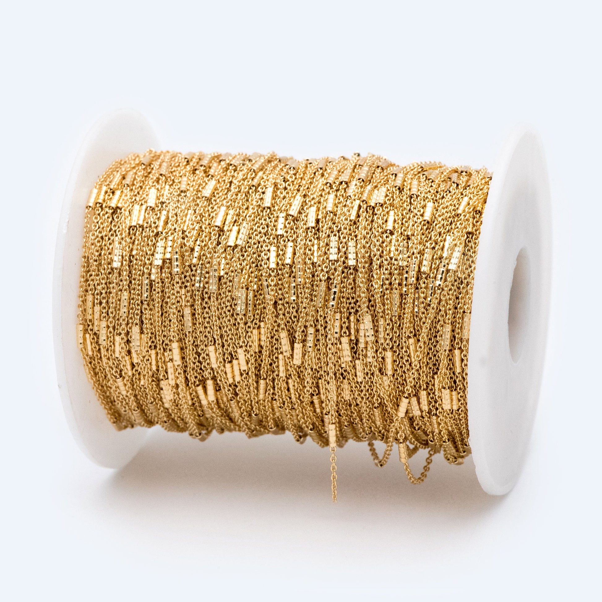 Gold/ Silver plated Brass Chains, Real Gold Designer Chain, 1.5mm Thin Decorative Chains (#LK-127)/ 1 meters=3.3 feet