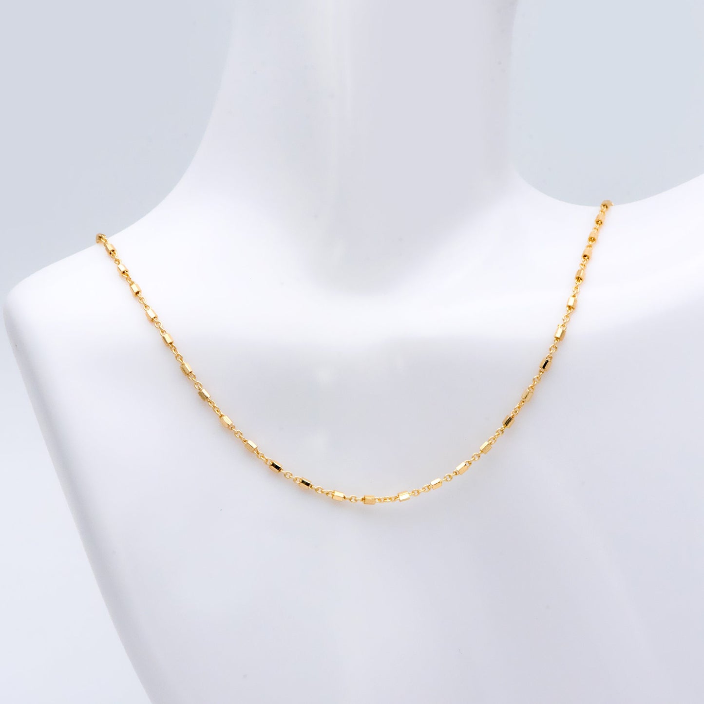 Gold plated Brass Hexagonal Tube Chains 1.6mm, DIY Chain Wholesale, Jewelry Supply (#LK-403)/ 1 Meter=3.3 ft