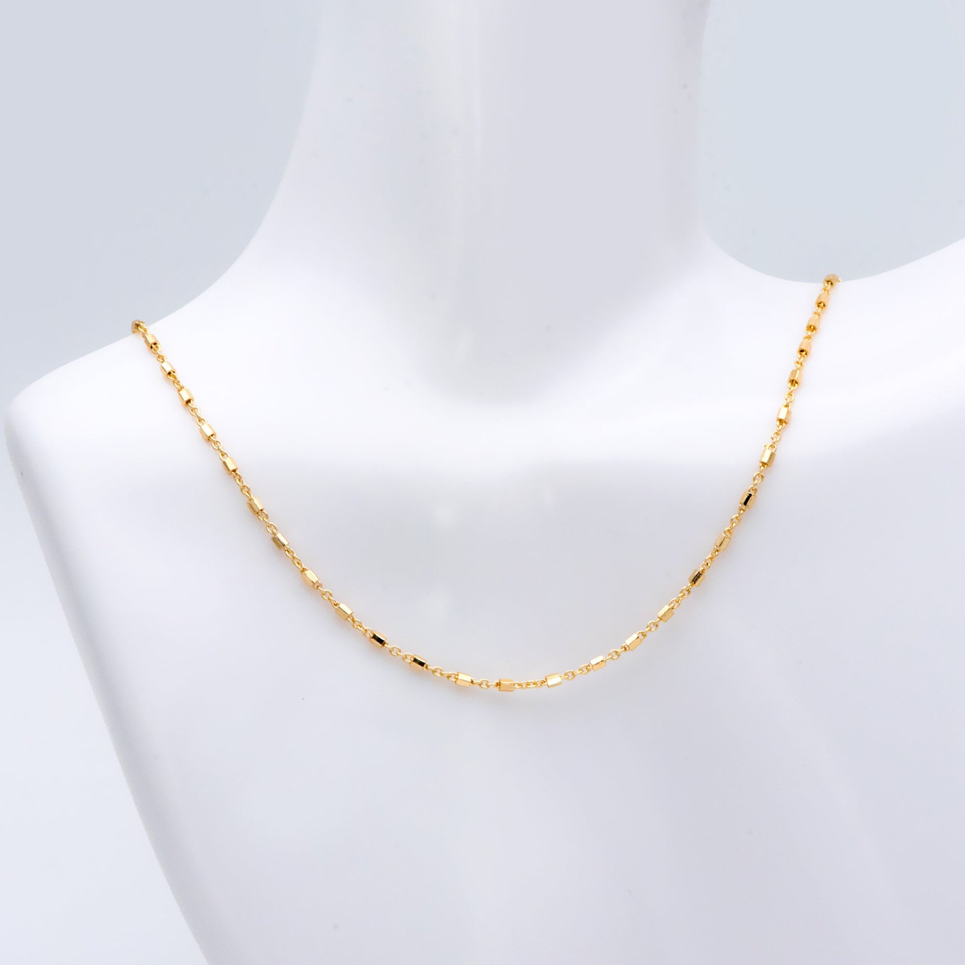 Gold plated Brass Hexagonal Tube Chains 1.6mm, DIY Chain Wholesale, Jewelry Supply (#LK-403)/ 1 Meter=3.3 ft