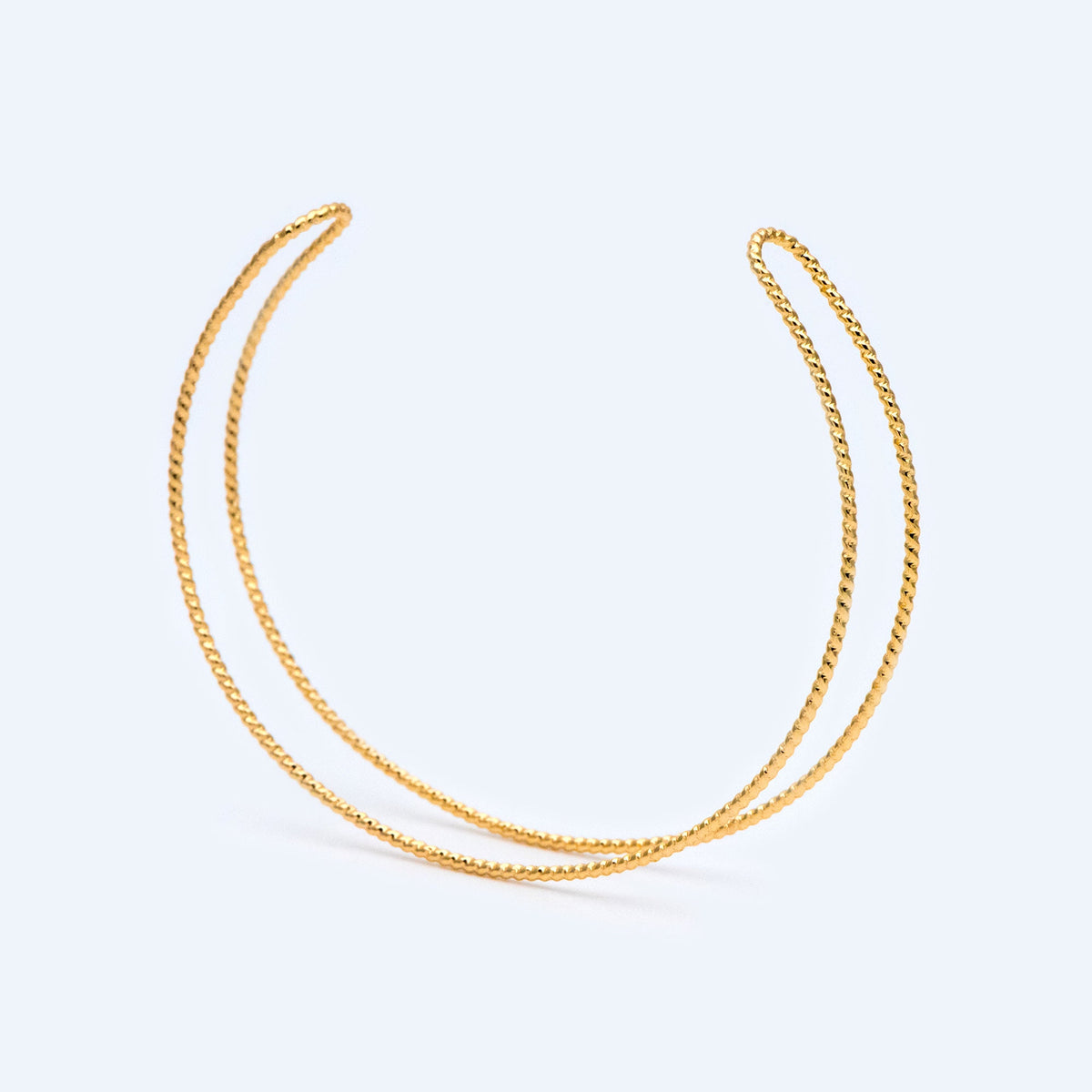 4pcs Gold/ Silver Two Bangle Bracelet Base, Brass Expandable Bangle Wire, Wire Wrapping Bracelet Supply Findings (#GB-1385)