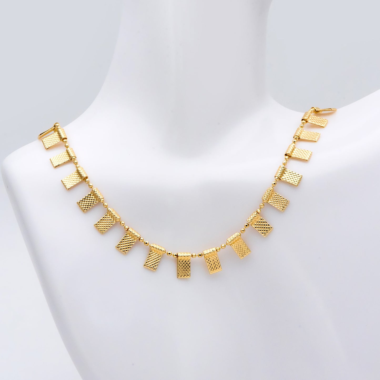 Gold plated Brass Rectangle Chains, DIY Material Supplies (#LK-408)/ 1 Meter=3.3 feet