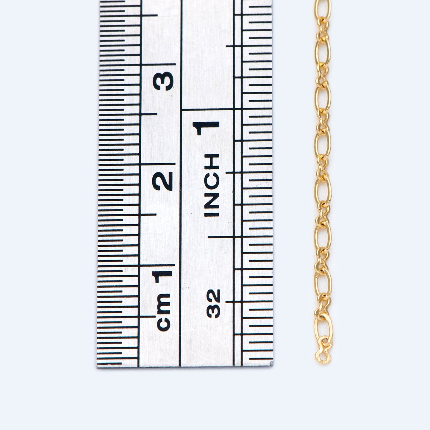 Oval Cable Chains 2mm, 18K Gold plated on Brass, Craft DIY Jewelry Chain Wholesale (#LK-385)/ 1 Meter=3.3 ft