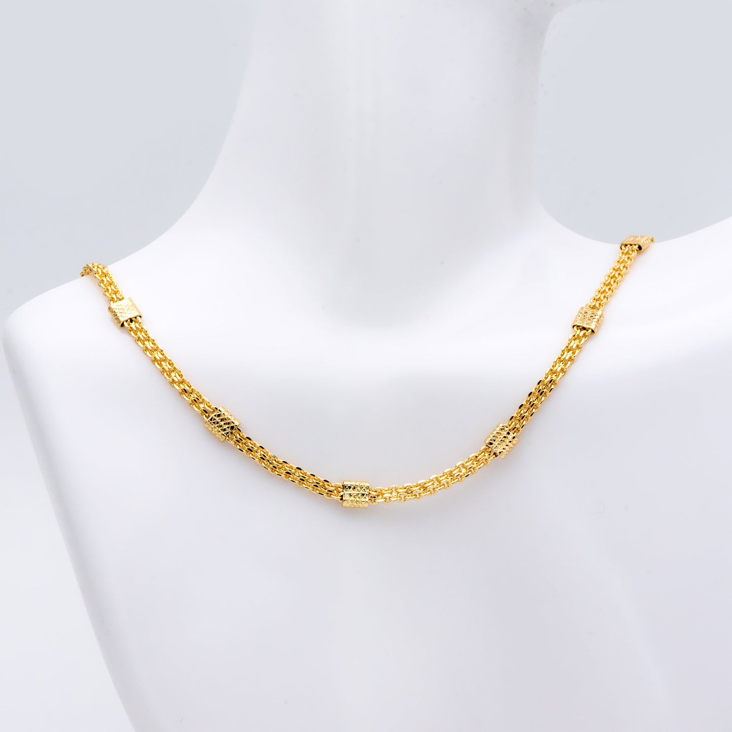 Gold plated Brass Chain, Wholesale Craft Supplies, Jewelry Supplie (#LK-426)/ 1 Meter=3.3 ft
