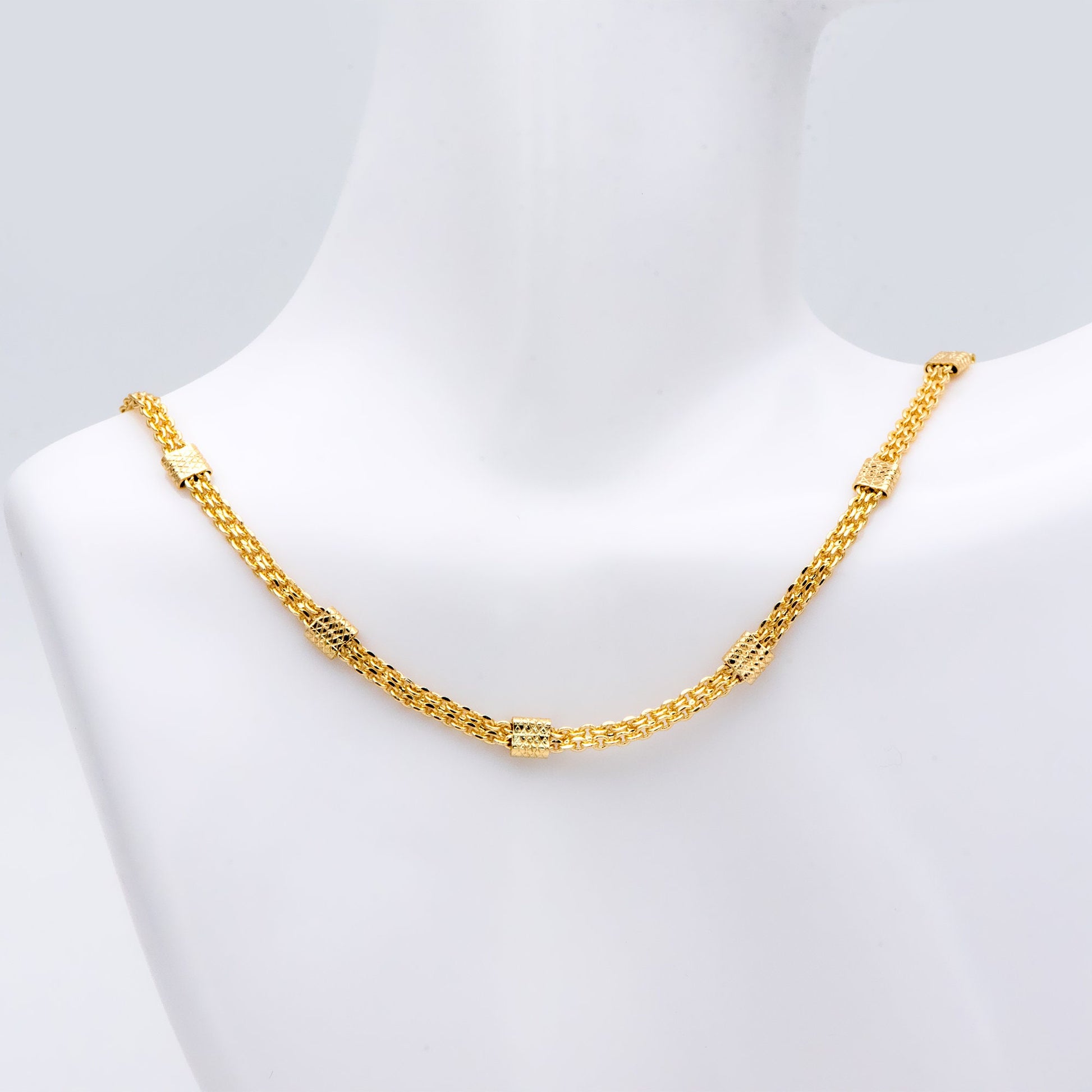 Gold plated Brass Chain, Wholesale Craft Supplies, Jewelry Supplie (#LK-426)/ 1 Meter=3.3 ft