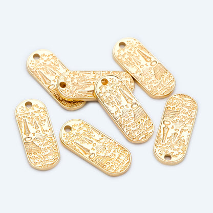 10pcs Gold/ Silver Tone Egyptian Charm, Egyptian Pendant for Jewelry Making (GB-1618)