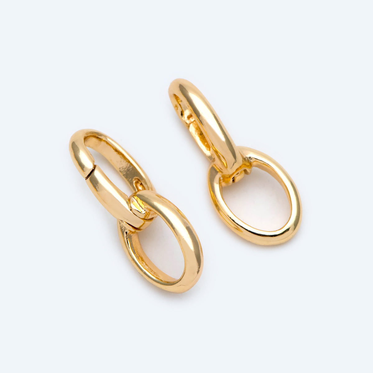 10pcs Gold/ Silver tone Snap Hook,25x10mm, Metal Spring Clasp, Lobster Clasps (GB-1831-M)