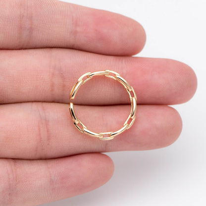 4pcs Gold/ Silver Chain Ring, Chain Ring, Adjustable Gold Ring, Dainty Rings, Adjustable Ring, Gold/ Rhodium Plated Rings (#JZ-037)