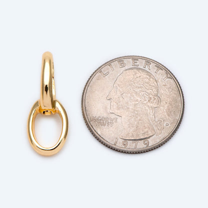 10pcs Gold/ Silver tone Snap Hook,25x10mm, Metal Spring Clasp, Lobster Clasps (GB-1831-M)