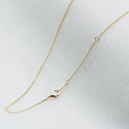 Gold/ Silver Dainty Curb Chains, Gold/ Rhodium plated Brass Finished Necklace, 16.5/ 17.5/ 20 Inches Adjustable, Ready to Wear (#LK-199)