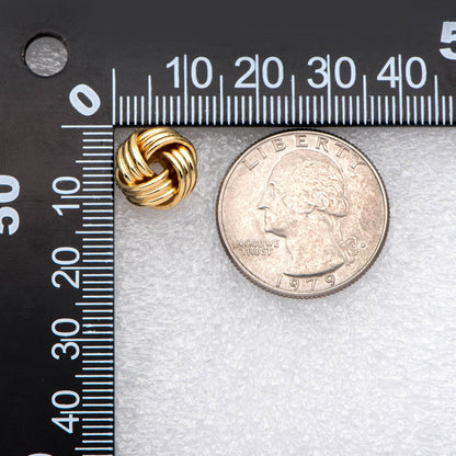 10pcs Knot ear studs, Celtic knot earrings, Minimalist ear stud (GB-1833)