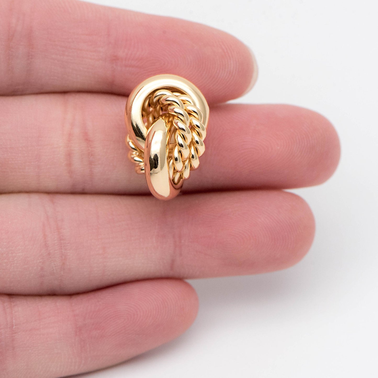 4pcs Gold Earrings, Minimalist Earrings, Modern Thick Earrings (GB-1852)