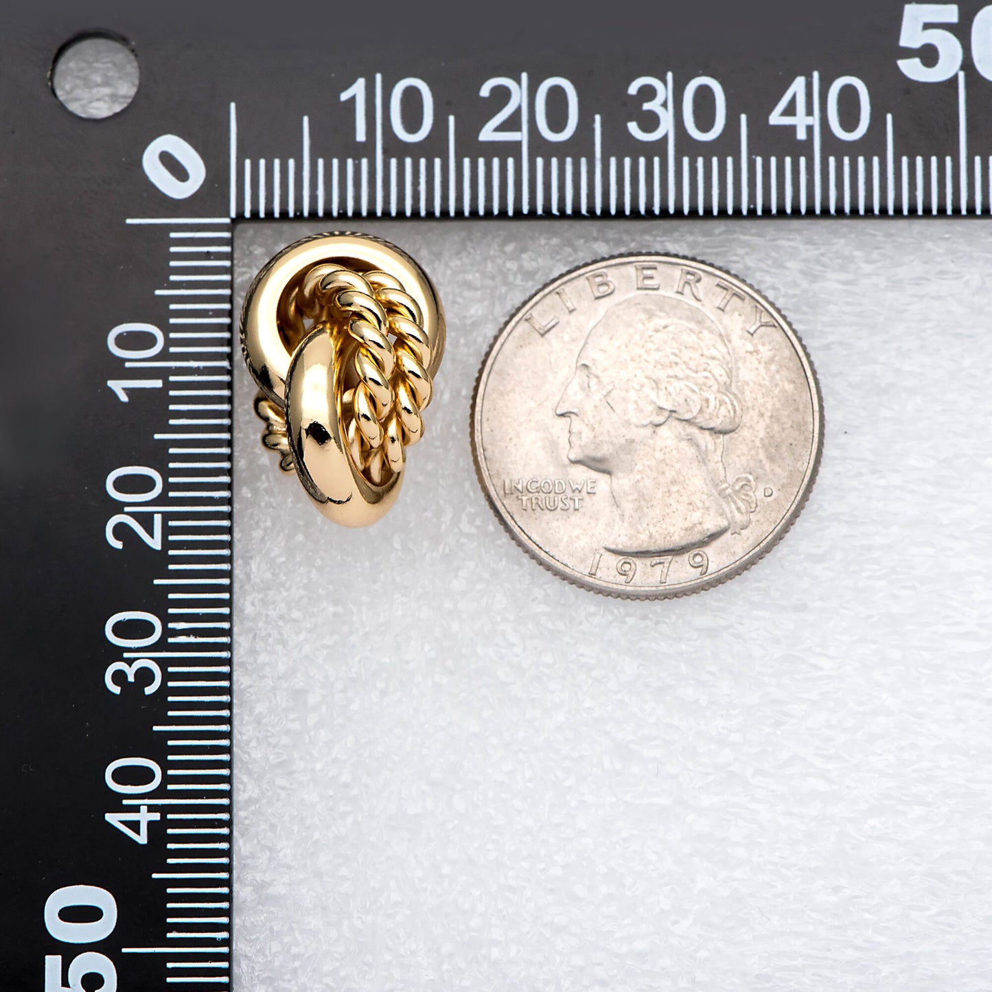 4pcs Gold Earrings, Minimalist Earrings, Modern Thick Earrings (GB-1852)