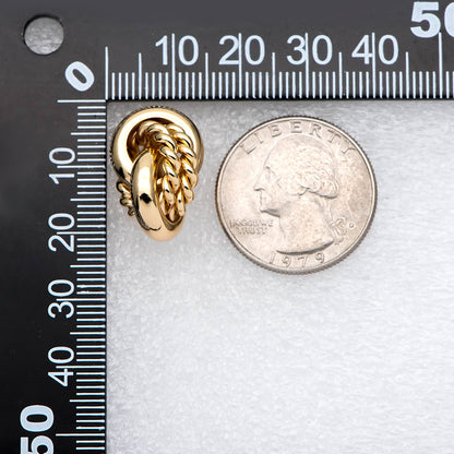 4pcs Gold Earrings, Minimalist Earrings, Modern Thick Earrings (GB-1852)