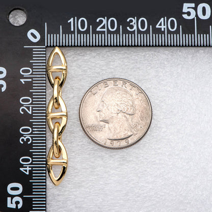 10pcs Link Earrings, Chain Studs, Chunky Chain,Long Chain Earrings, Dangling Earrings, Simple Long Earrings, Stud Chain (GB-1840)